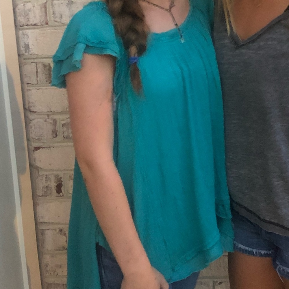 Free People Ruffle Top